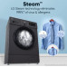 Washing Machine: LG 7 Kg 5 Star Inverter Touch panel Fully-Automatic Front Load Washing Machine with In-Built Heater (FHM1207SDM, Middle Black, Steam for Hygiene Wash)